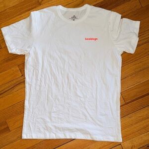 Birddogs White Tee with Red Logo